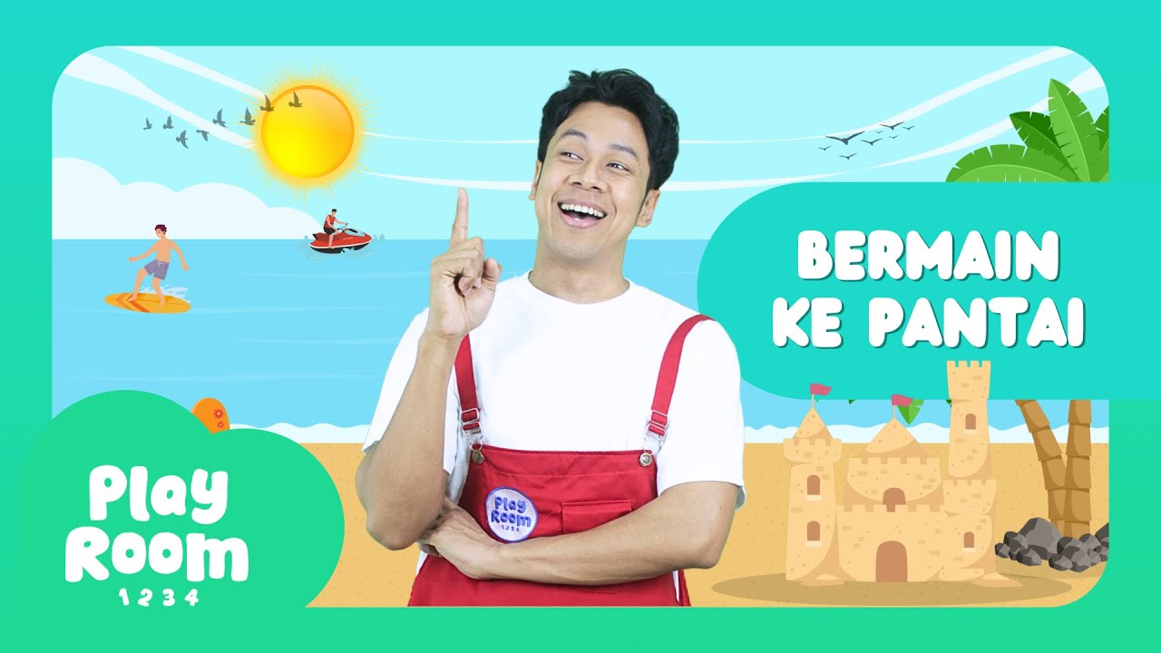Video Edukasi Anak - Bermain ke Pantai